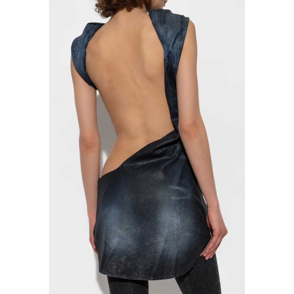 Diesel Jurk De-Brey-Fsg Blue Dames
