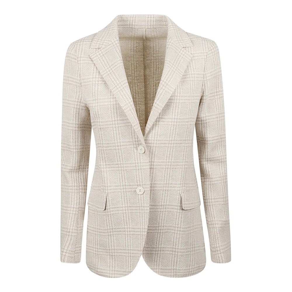 Eleventy Wollen Blend Zandjas Beige Dames