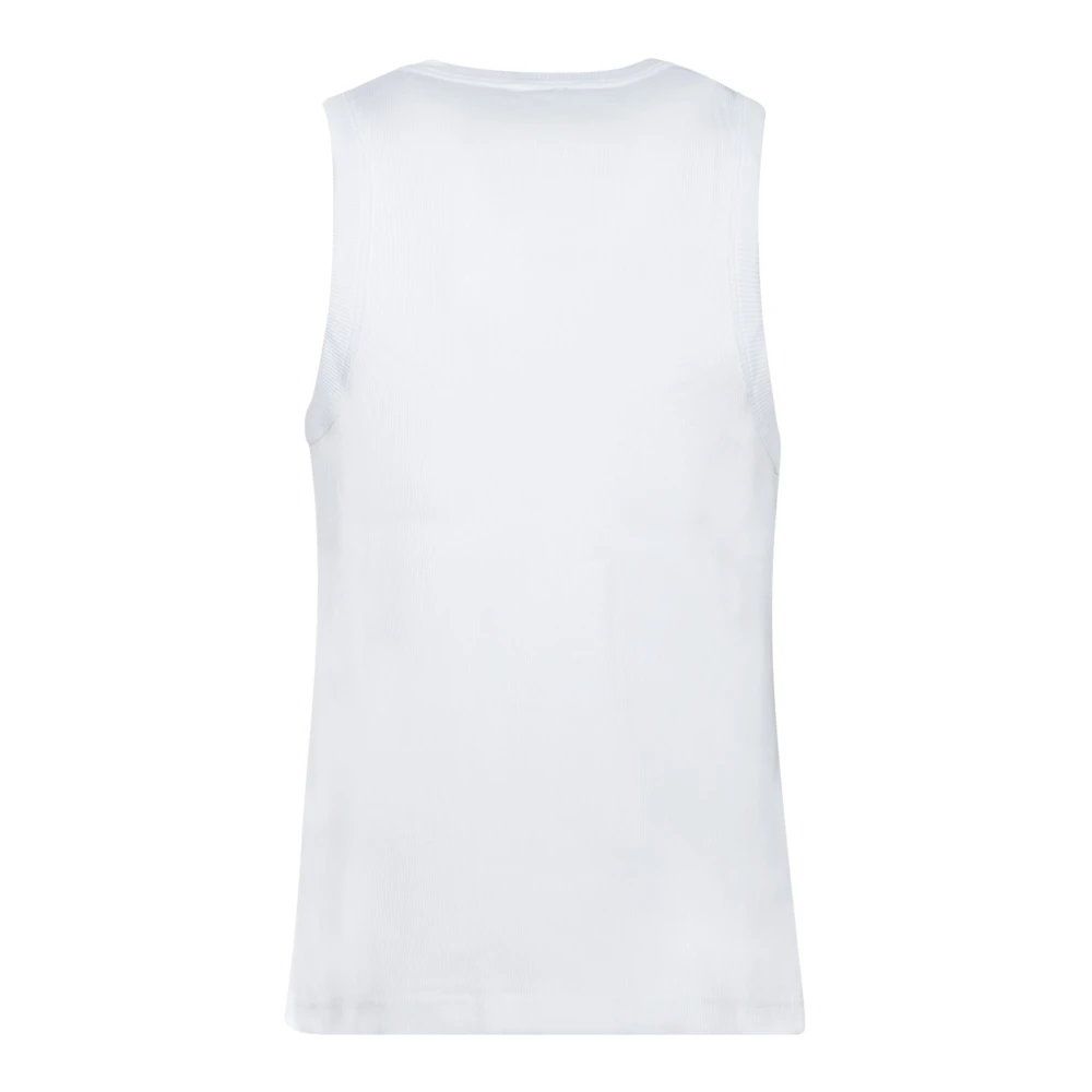 Wales Bonner Verfijnde Geribbelde Tanktop White Heren