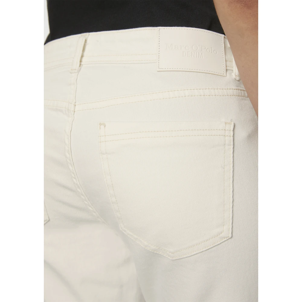 Marc O'Polo Alva Slim Cropped Jeans White Dames