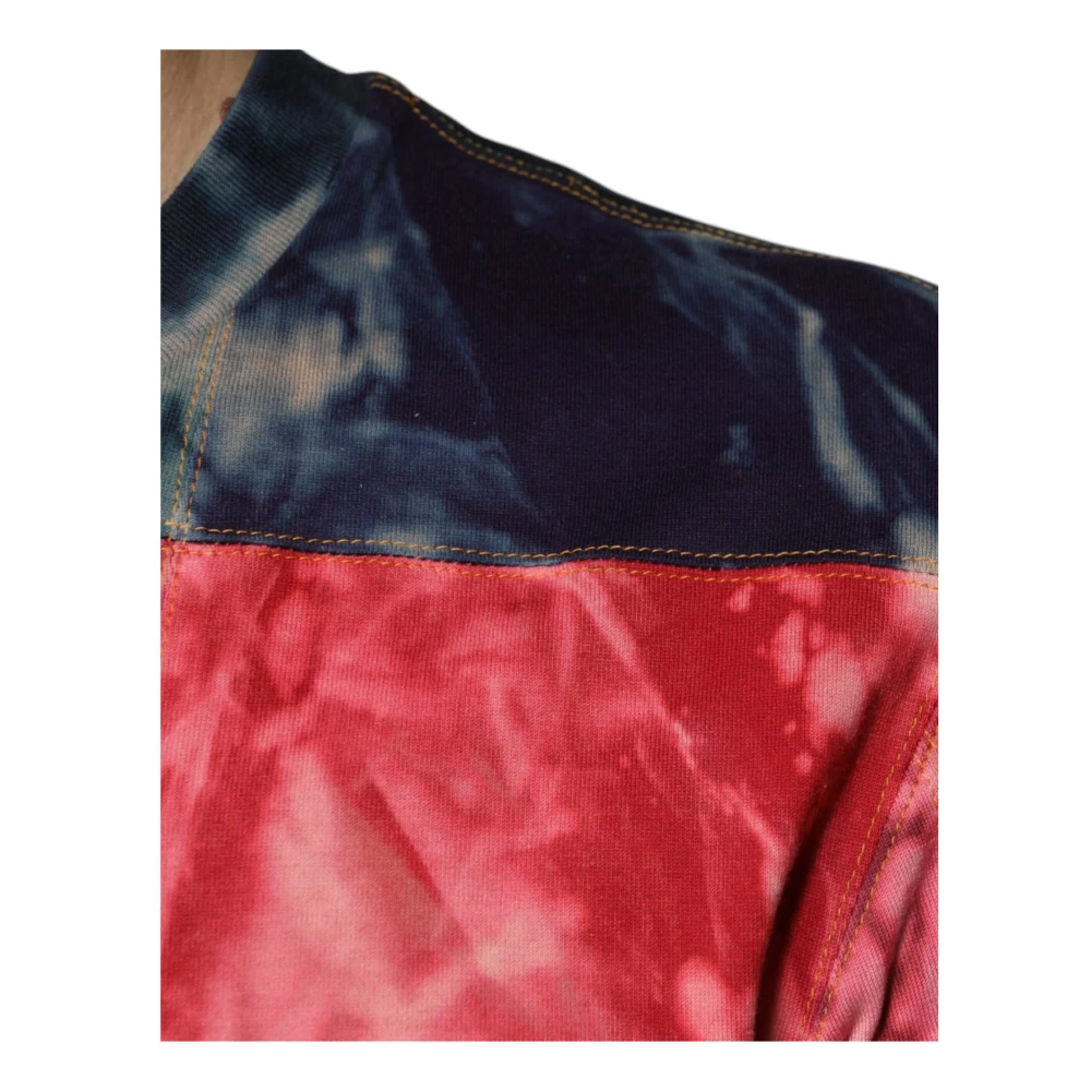 Dolce & Gabbana Multicolor Tie Dye Logo T-shirt Multicolor Heren