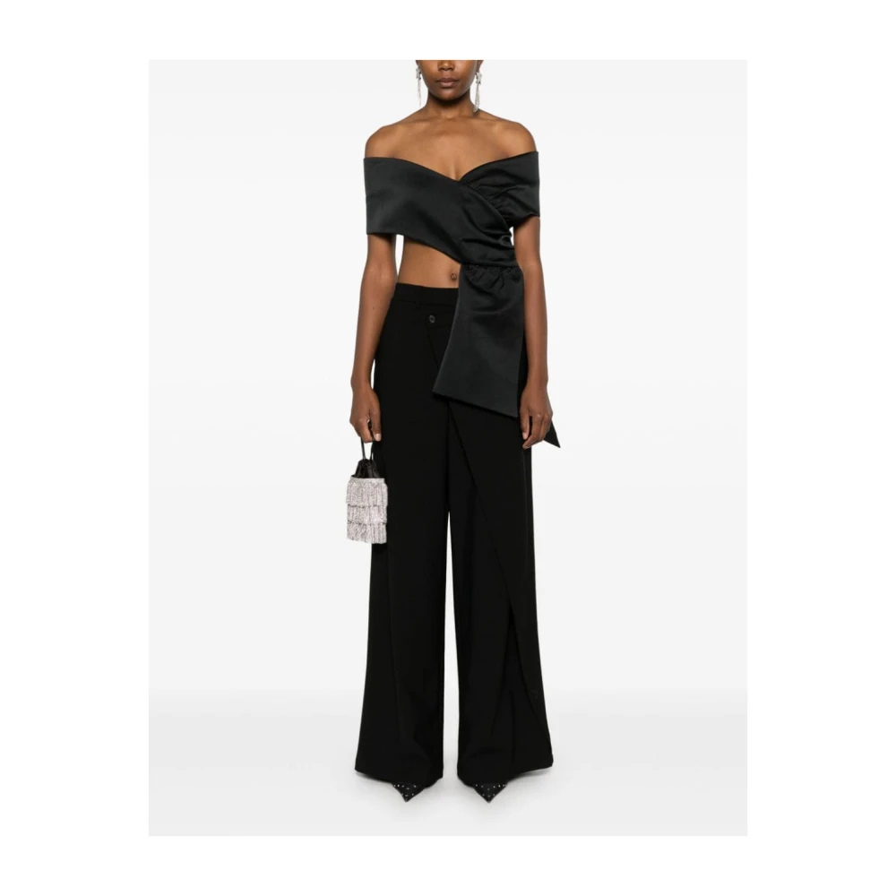 Giuseppe Di Morabito Zwarte Broek Elegante Stijl Black Dames