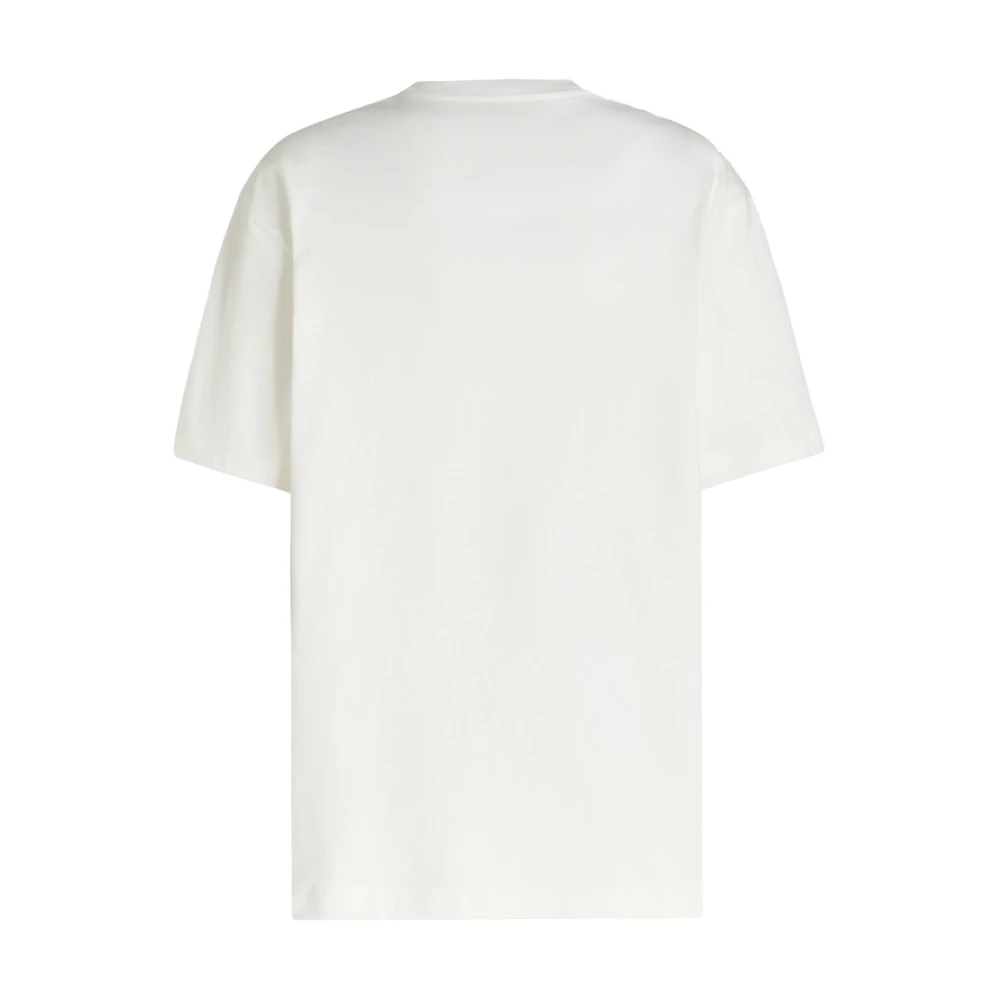 ETRO Bloemen Pegasus Geborduurd Wit T-shirt White Dames