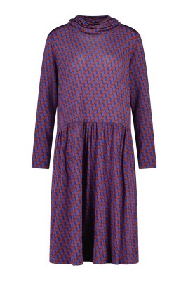 geometric-pattern-midi-dress