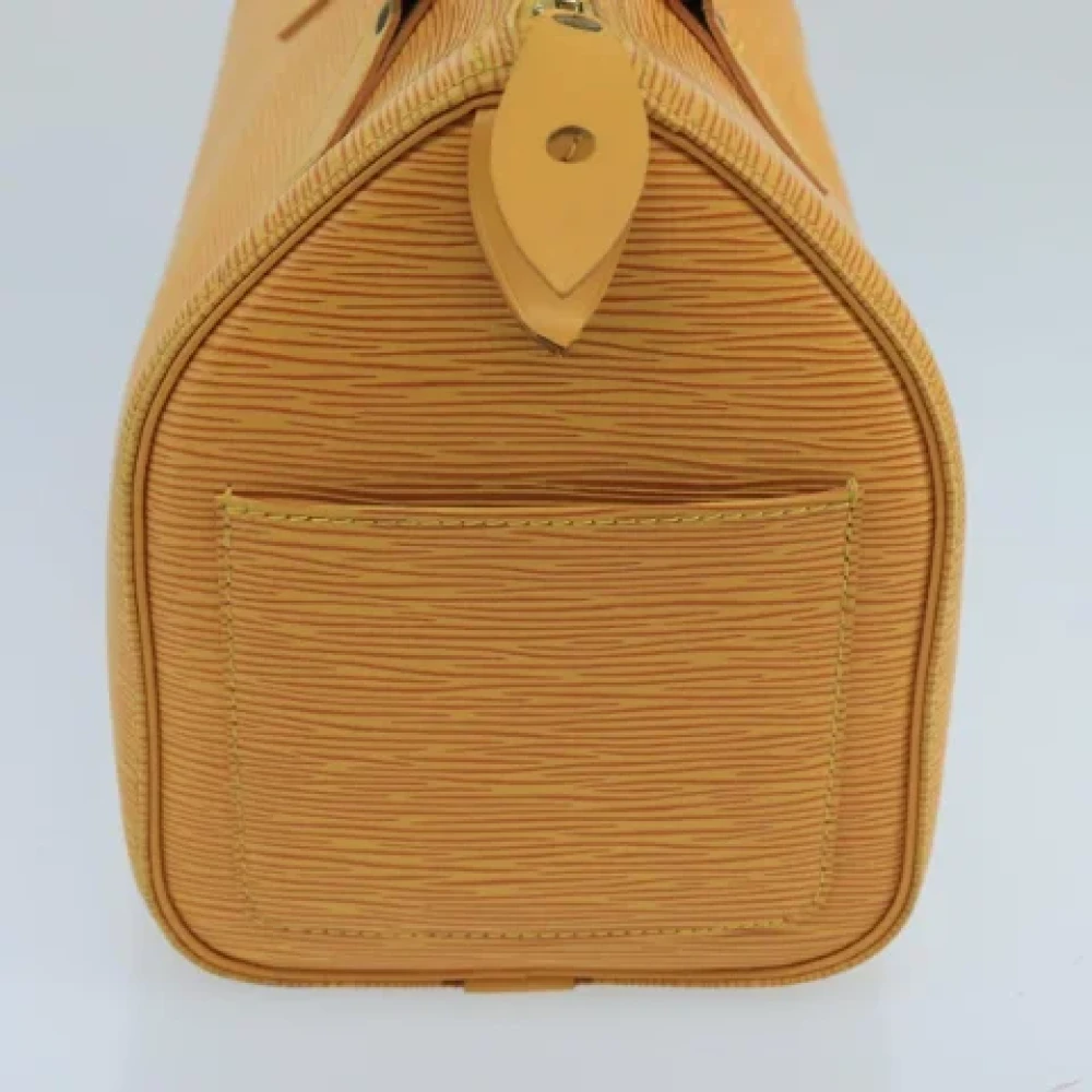 Louis Vuitton Vintage Pre-owned Leather louis-vuitton-bags Yellow Dames