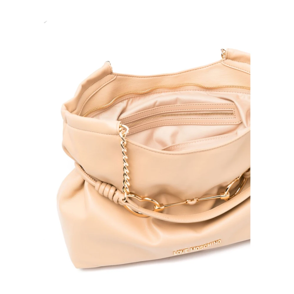 Love Moschino Bruine tassen met top ritssluiting Brown Dames