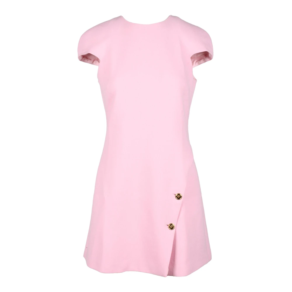 Versace Damesjurk Wolmix Stretch Pink Dames