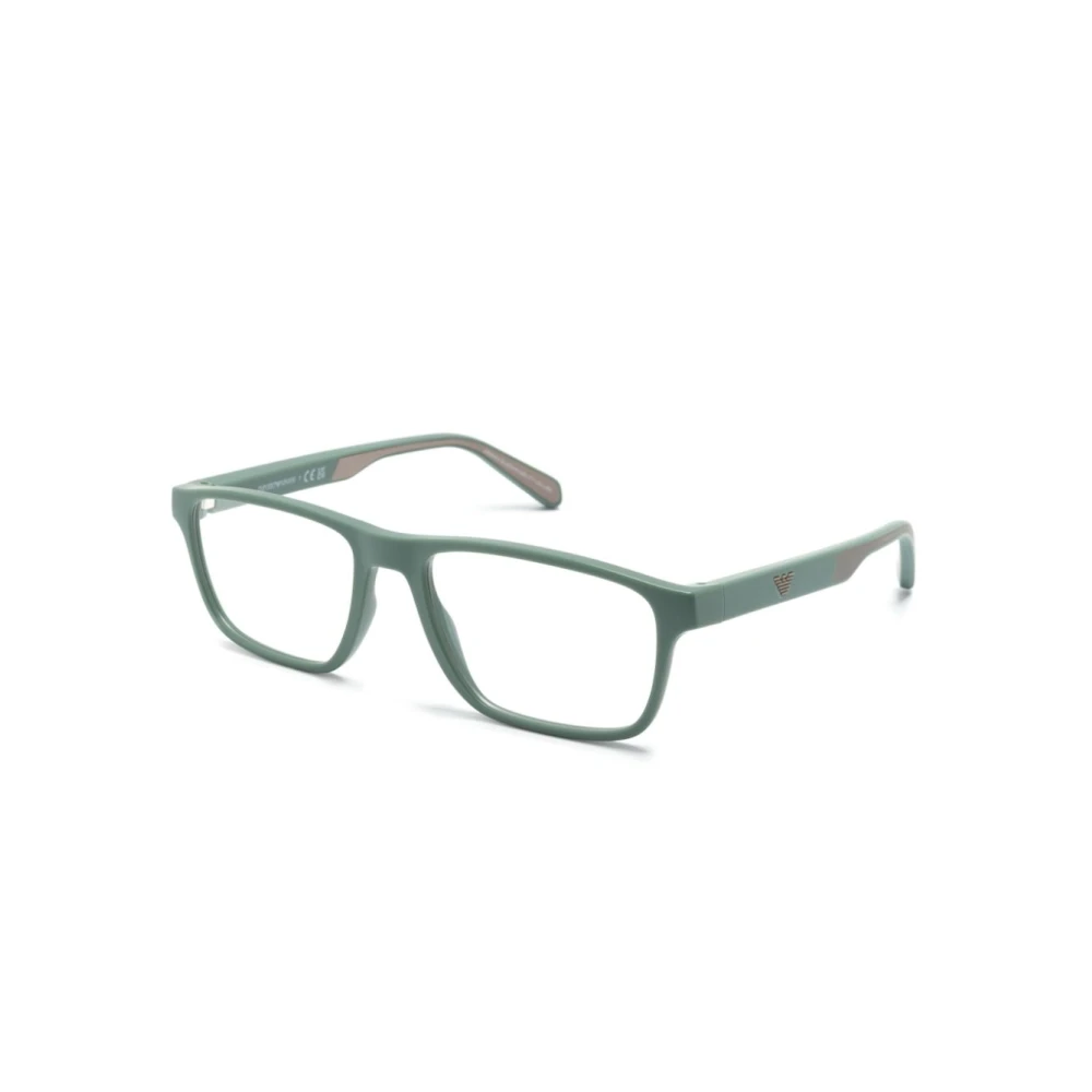 Emporio Armani Men's Green Glasses, 54 Mm, Optical Frame