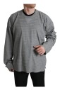 pull-en-soie-raye-avec-col-rond