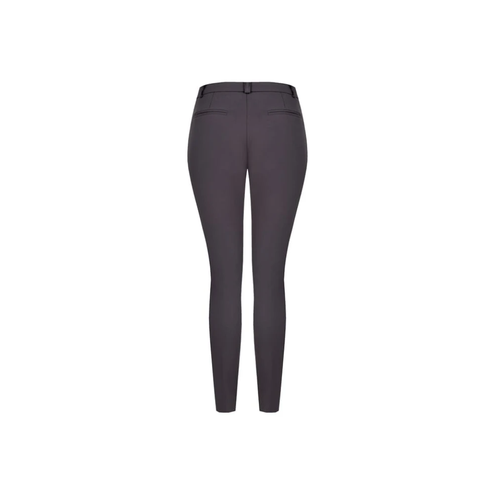RINASCIMENTO Skinny Scuba Crepe Broek Brown Dames