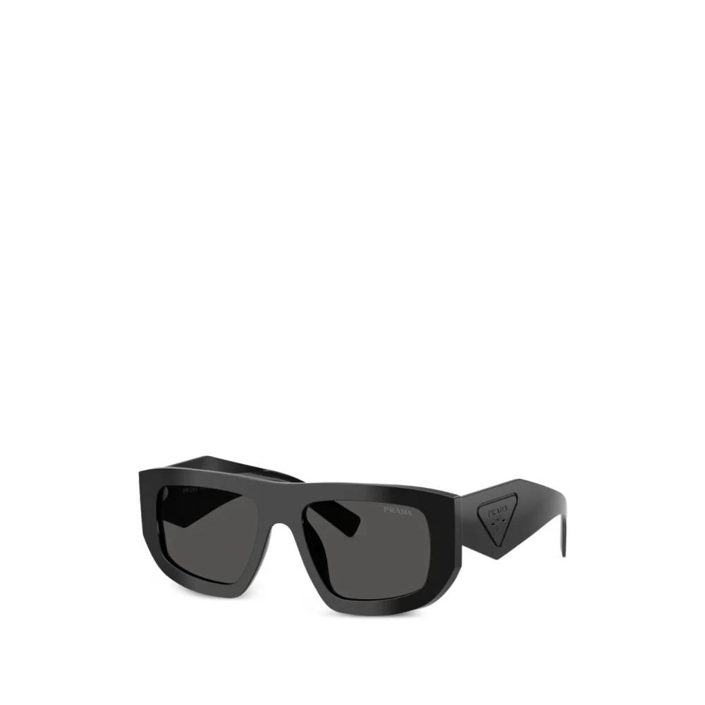 Prada Black/Grey Pr D04su 16K08z Woman Sunglasses Acetate Geometric Normal - Image 2