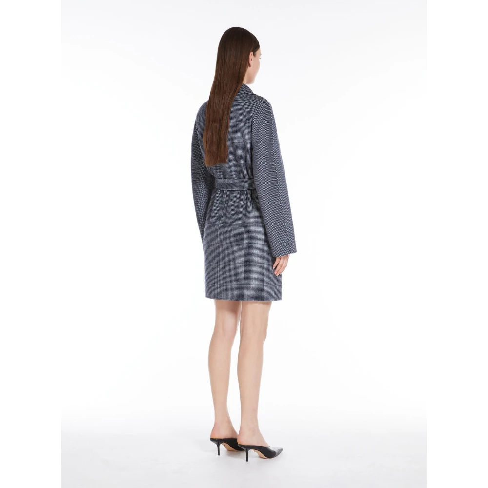 Max Mara Studio Wollen Cardigan Jas Gray Dames