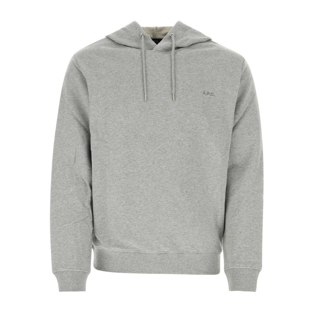 パーカー・フーディ A.P.C. SS25 Grey cotton sweatshirt (COHBYM27920 PLA) パーカー・フーディ A.P.C. SS25 Grey cotton sweatshirt
