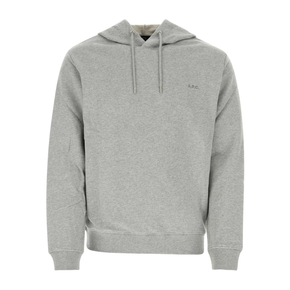 A.p.c. Stijlvolle Grijze Katoenen Sweatshirt Gray Heren