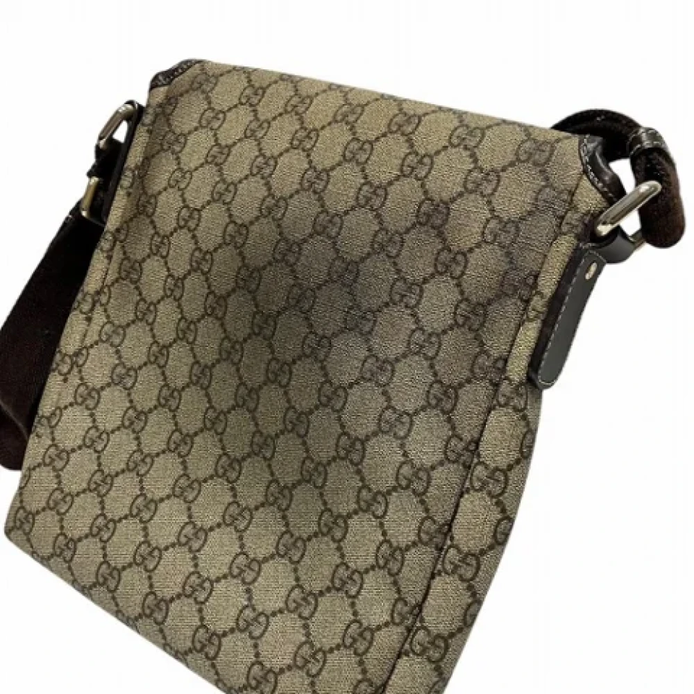 Gucci Vintage Pre-owned Leather shoulder-bags Brown Dames