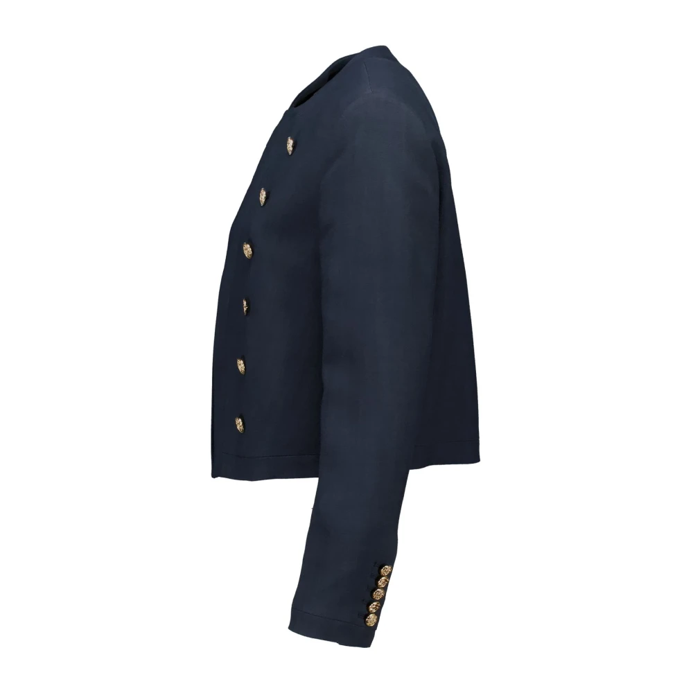 Seafarer Kelly Lichtgewicht Viscose Jas Blue Dames