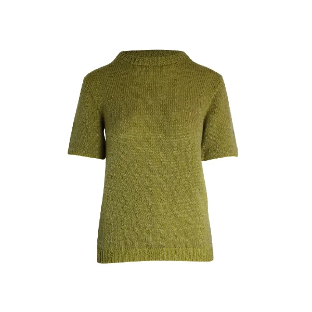 Prada Vintage Pre-owned Wool tops Green Dames