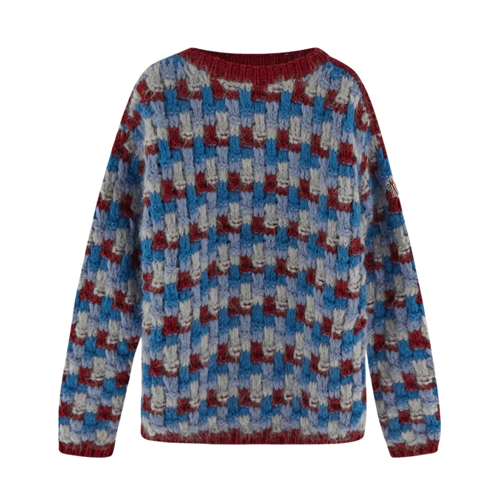 Moncler Gebreide Crewneck Sweater Multicolor Heren