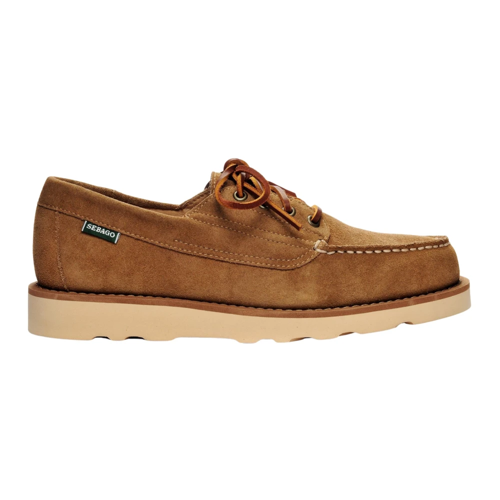 Beige Camel Sebago Askoofield Suede Sko