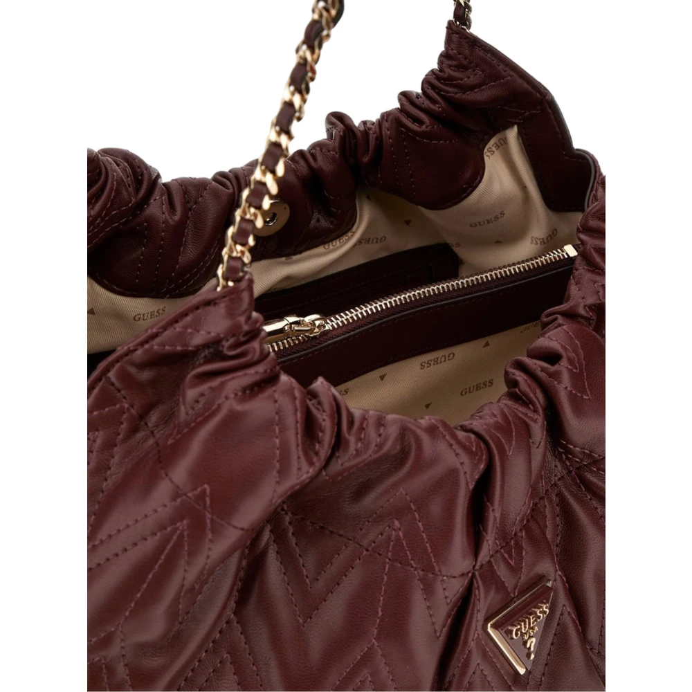 Guess Bordeaux Synthetische Dames Shopper Red Dames