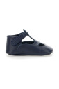 chaussures-plates-bleues-avec-decoupe