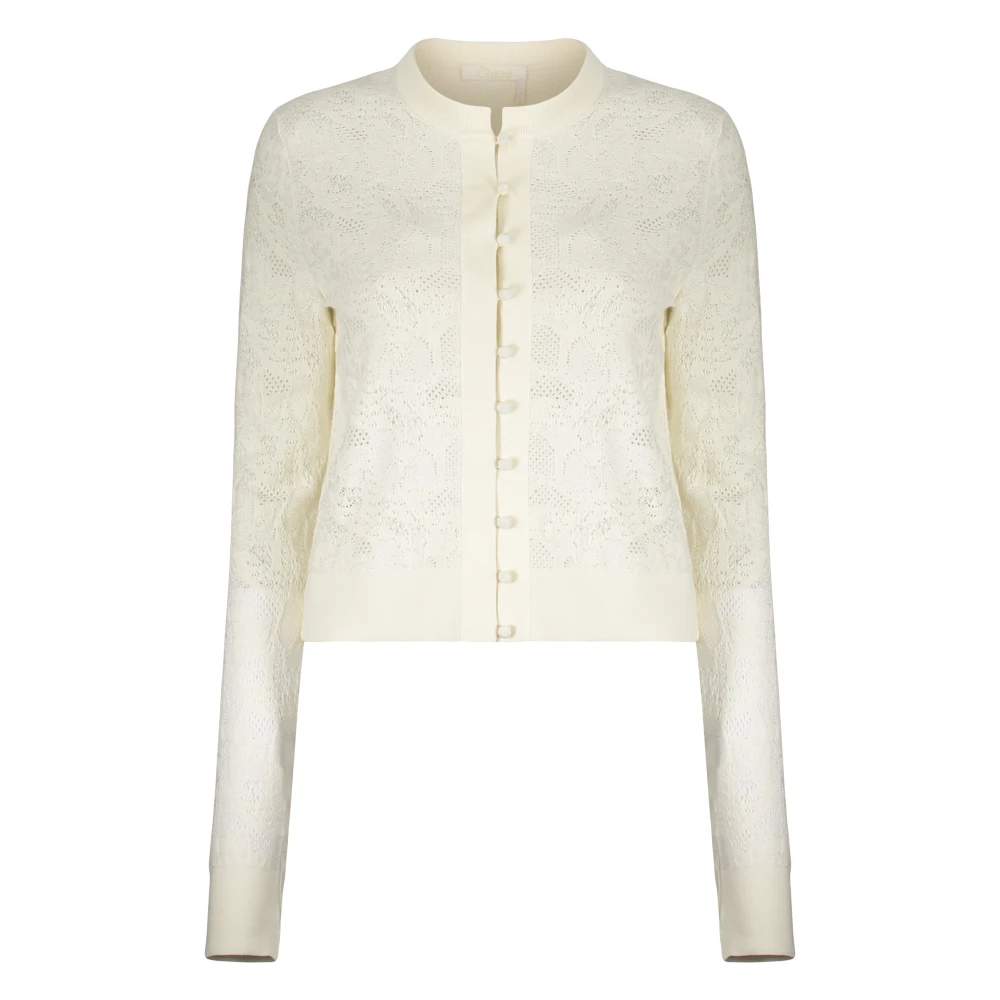 Knitwear > Cardigans - - Chloé - Modalova
