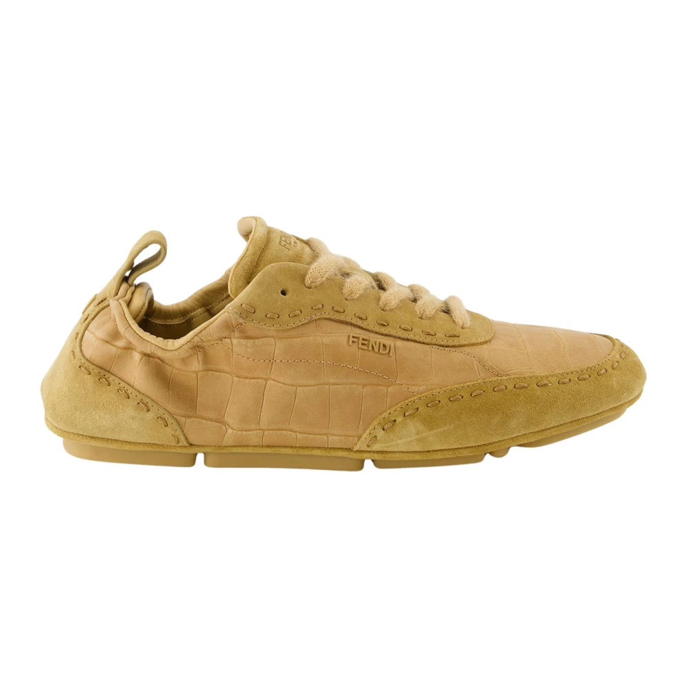 Fendi Fit Trainers Heren Schoenen Bruin
