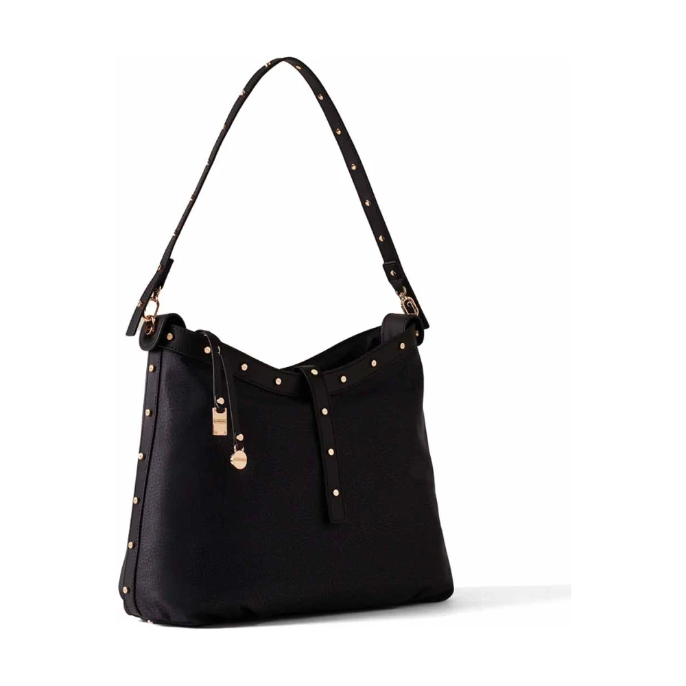 Borbonese Urban-Chic Metropole Tassen in Zwart Black Dames