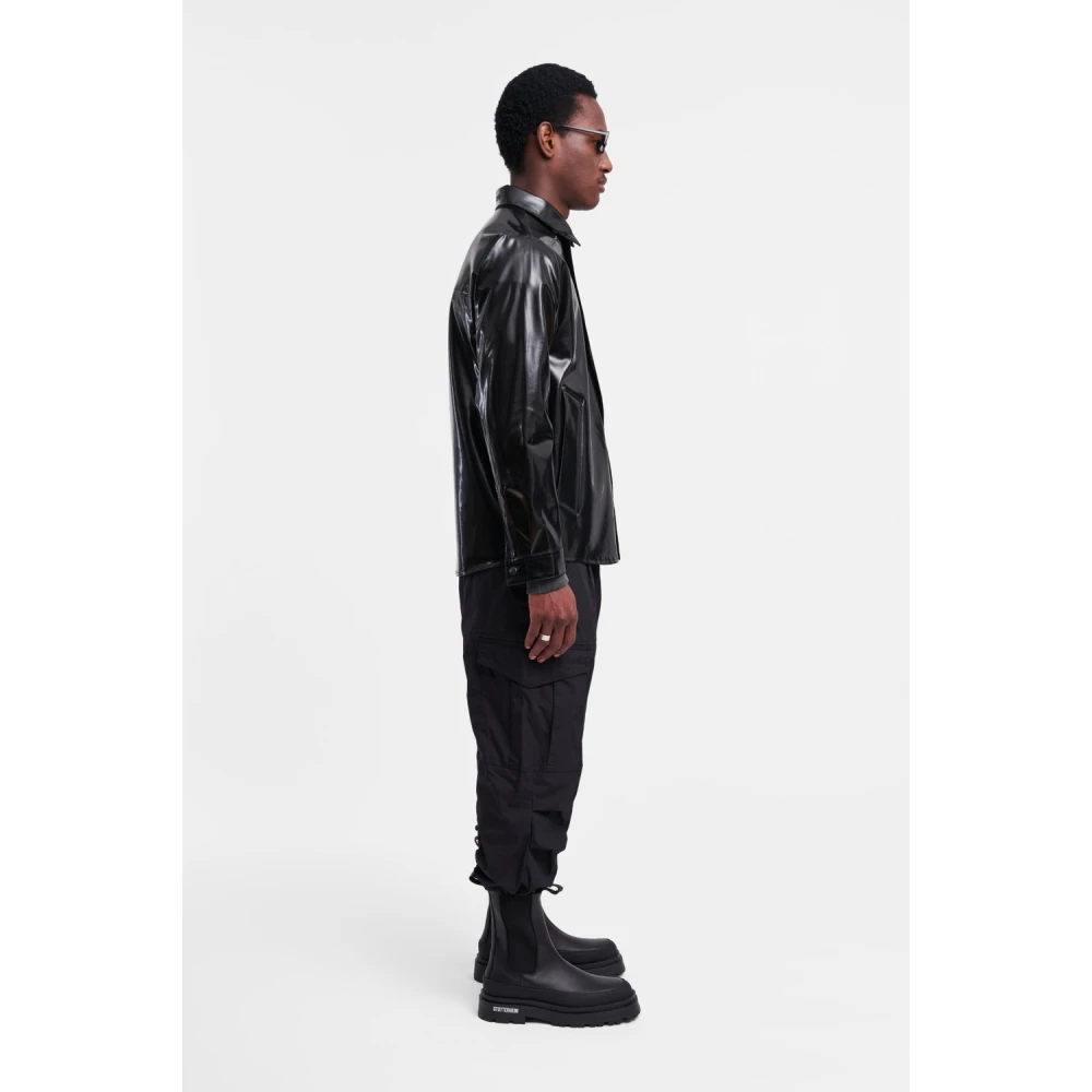 Stutterheim Waterdicht Overshirt voor Mannen Black Heren