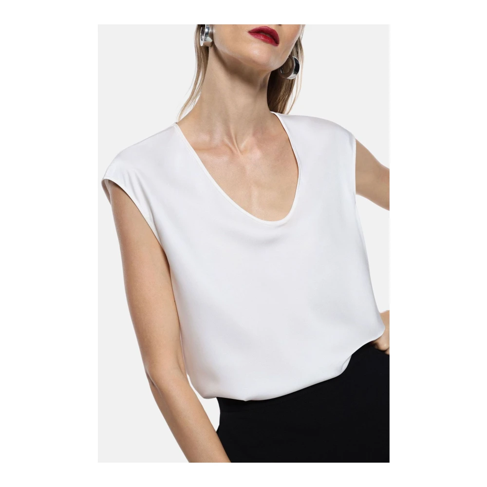 Imperial Mouwloze Top White Dames