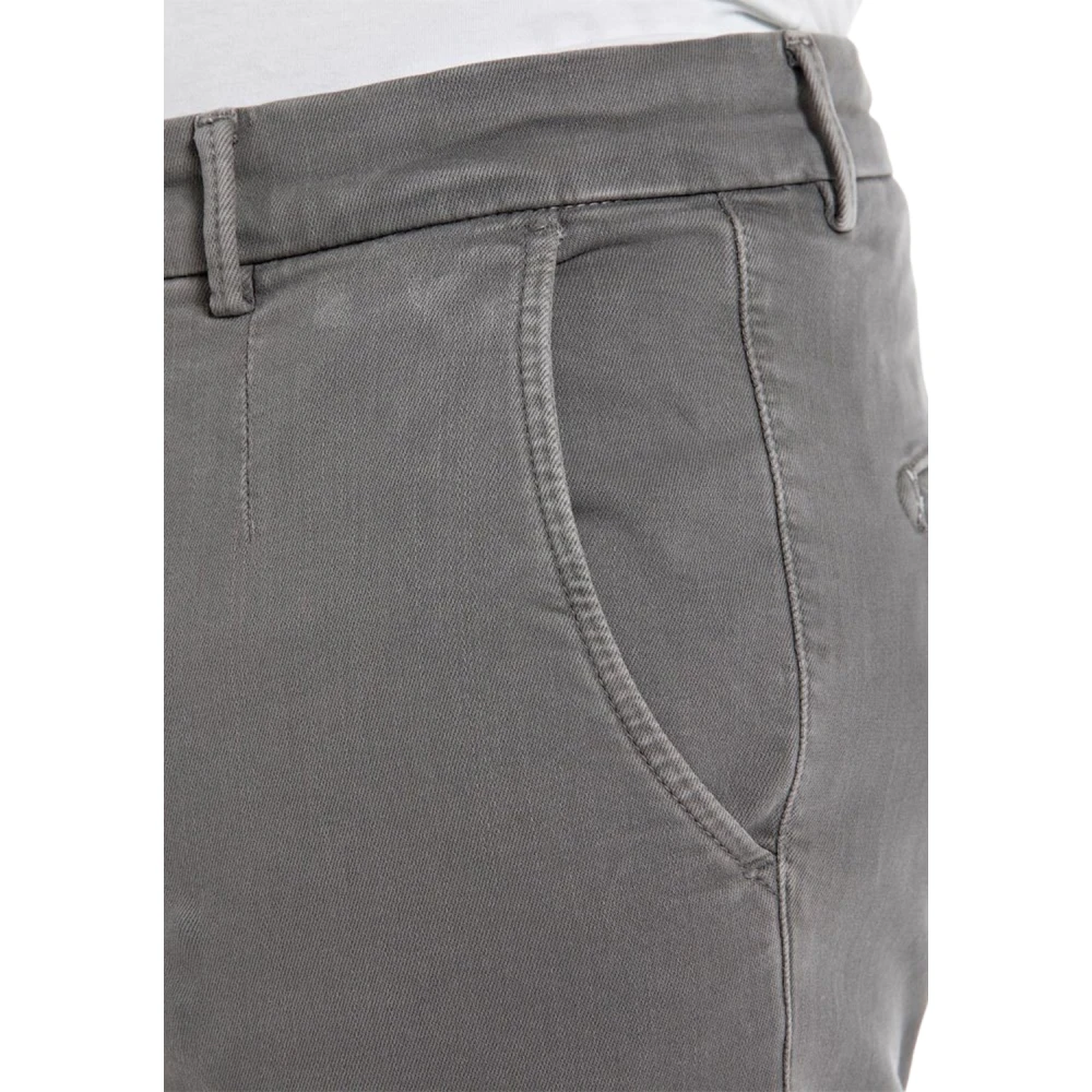 Replay Slim-fit Broeken Beige Heren