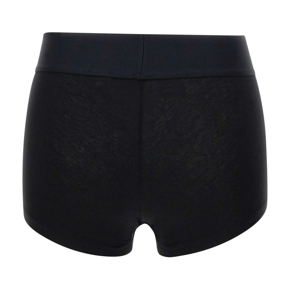 Diesel Zwarte en witte stretchkatoenen slips Black Dames