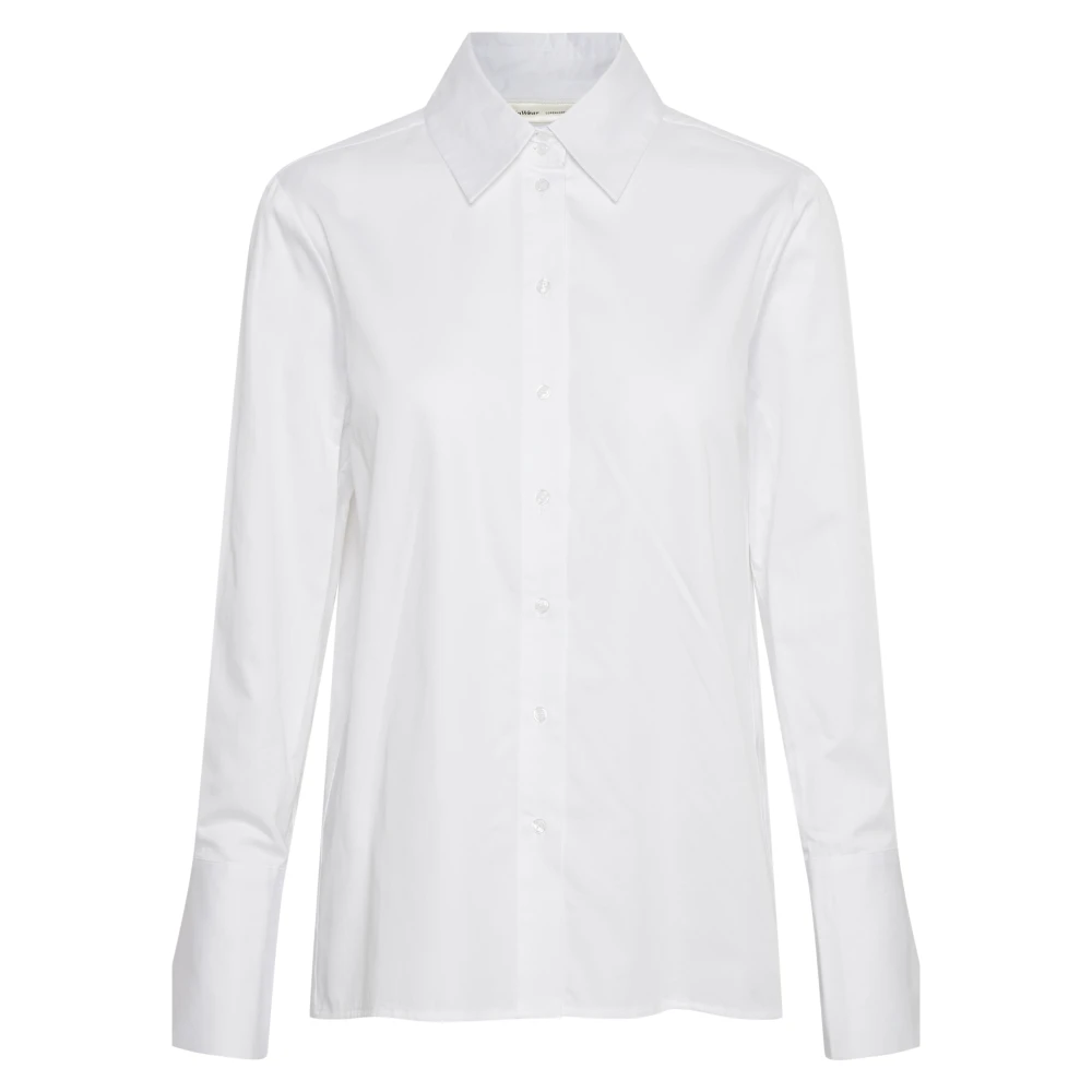 Inwear White Loosefit Shirt - Female - Shirts - 2XS - Blouses & Shirts