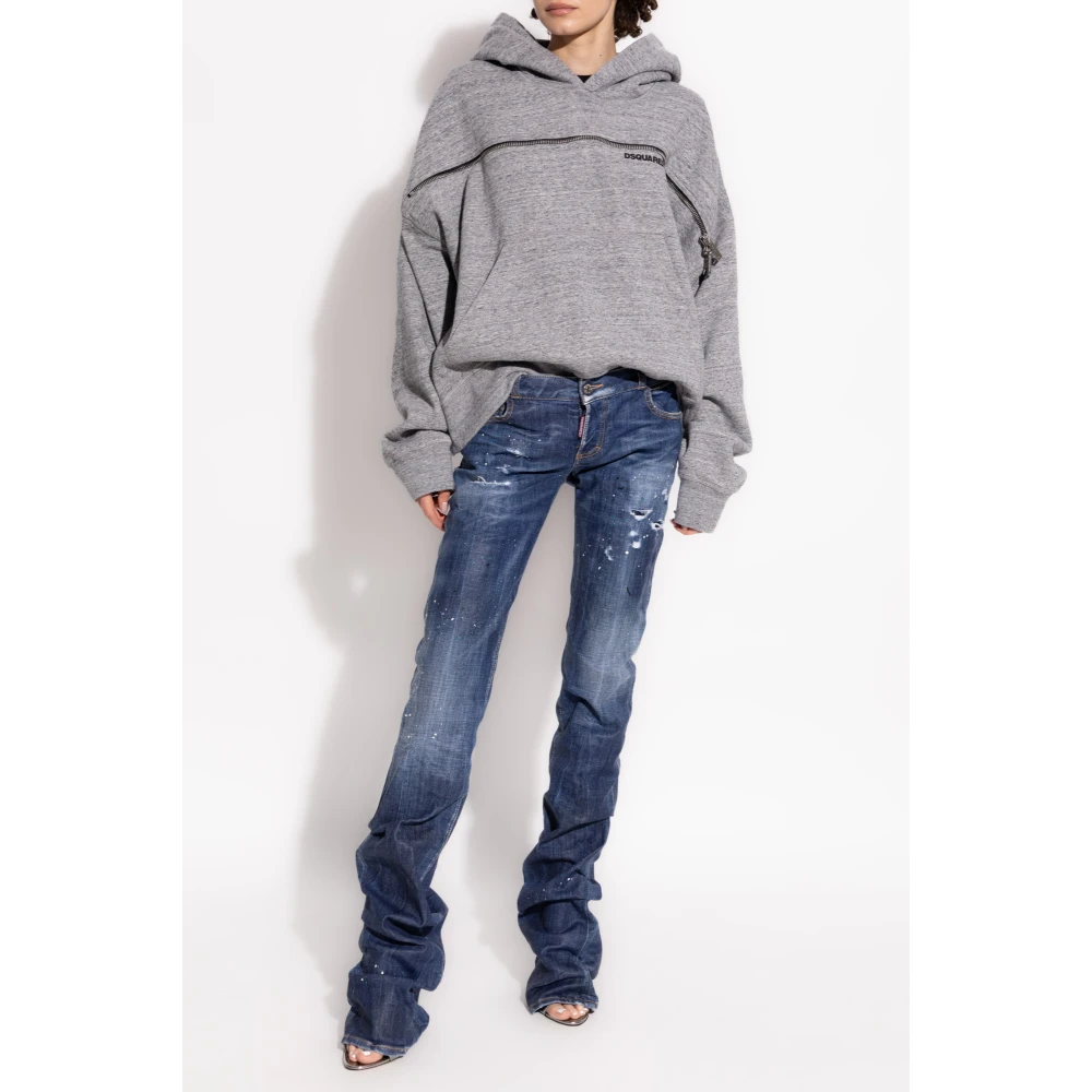 Dsquared2 Hoodie Blue Dames