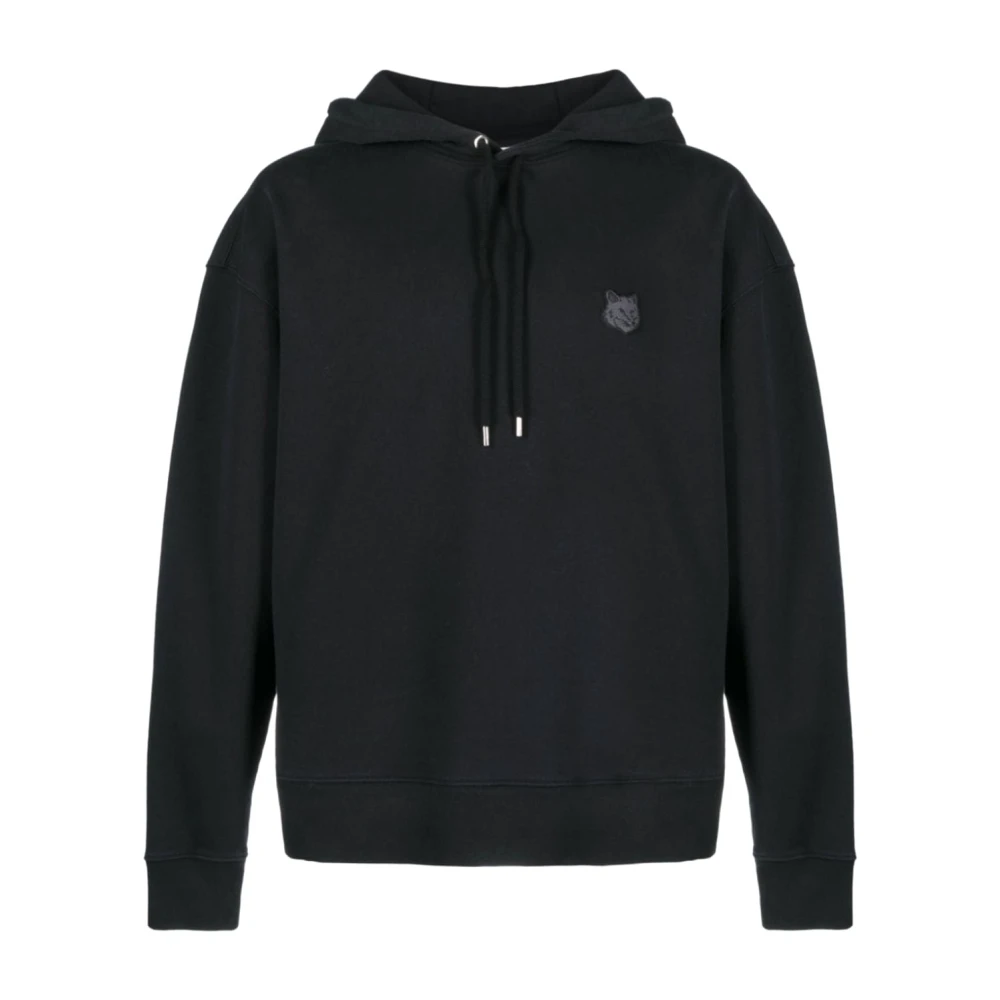 Maison Kitsuné Men's Black Stylish Sweatshirt For Trendy Look - Hoodies - Xl - Sweatshirts & Hoodies