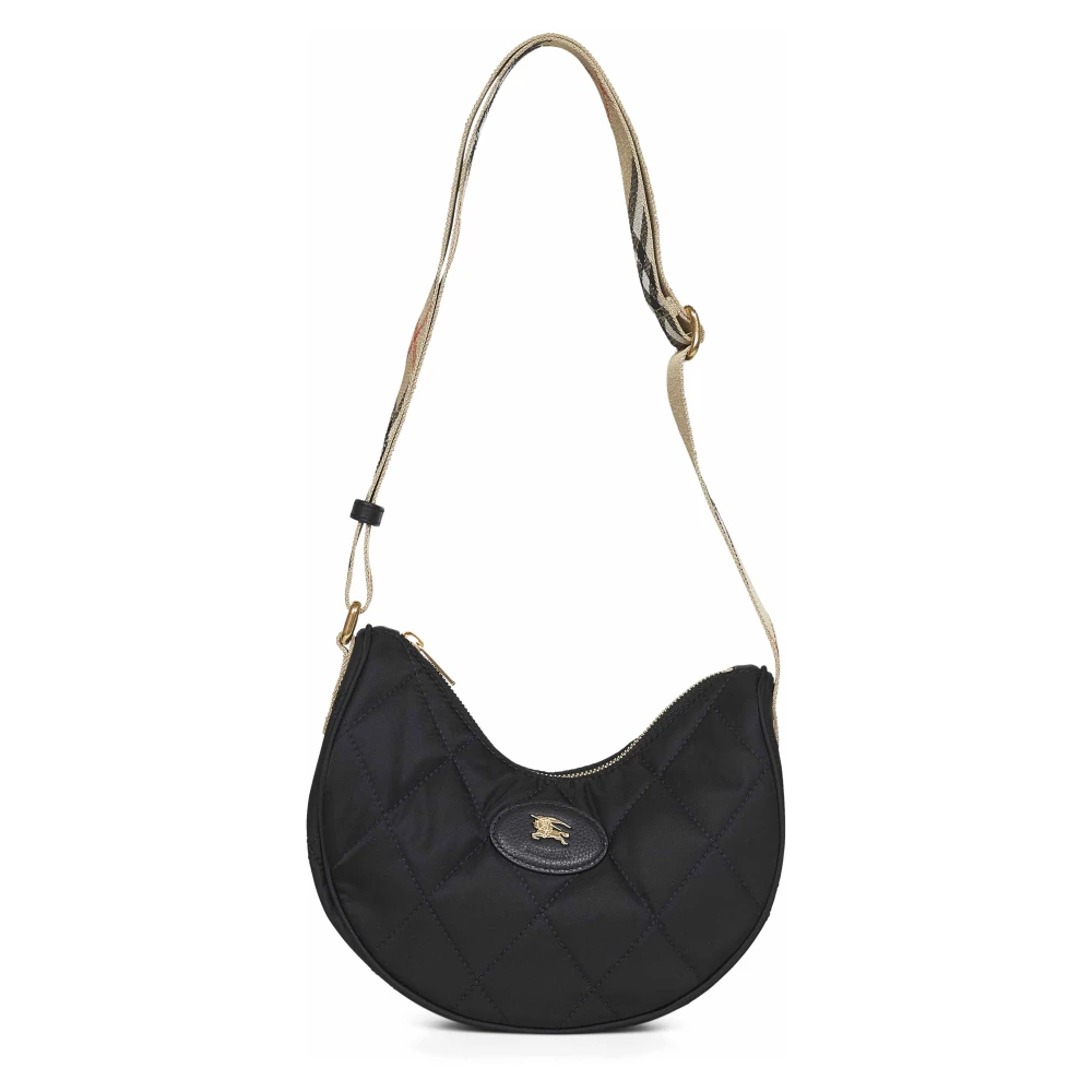 Burberry Donna Nero Horseshoe Crossbody Bag - Immagine 3