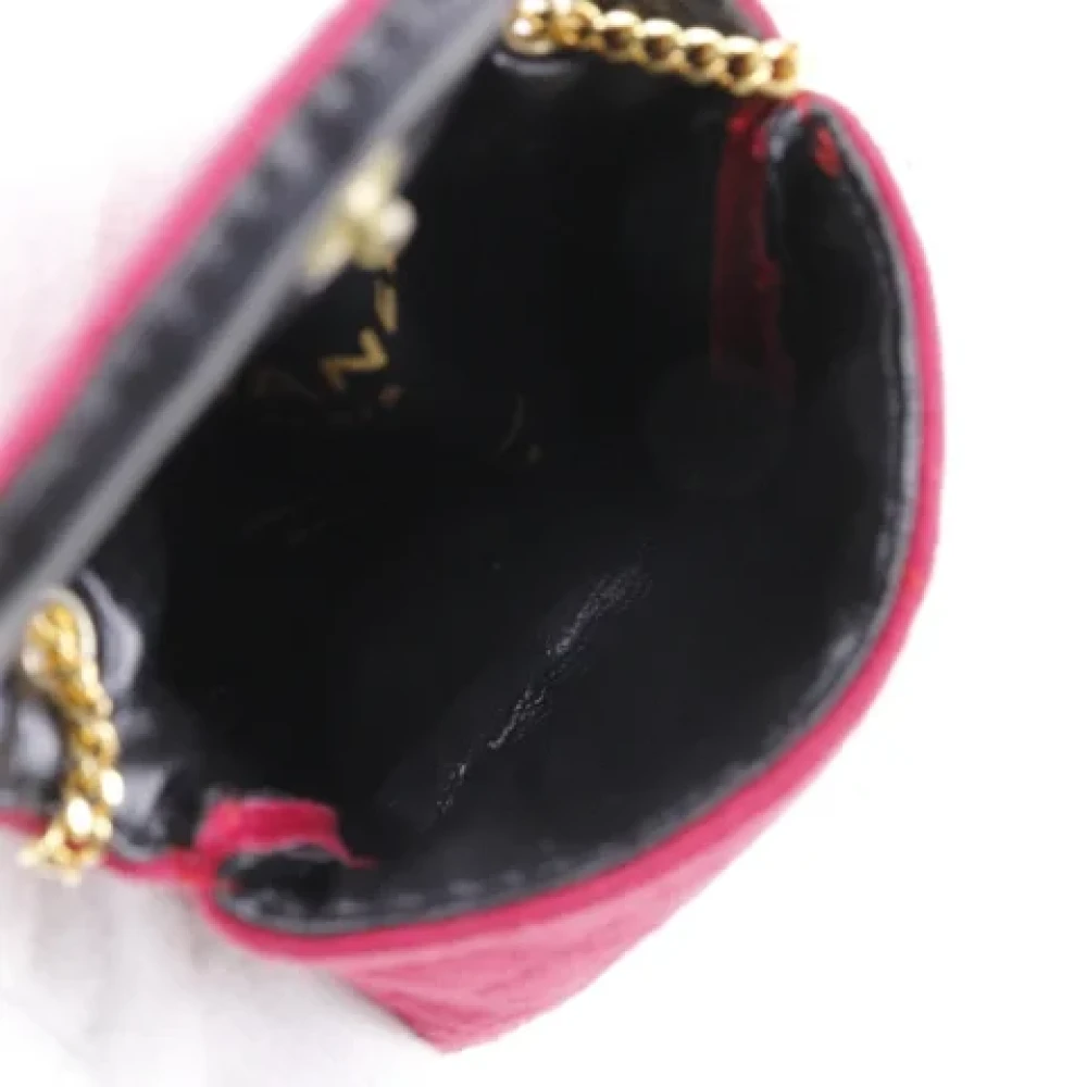 Chanel Vintage Pre-owned Cotton chanel-bags Pink Dames