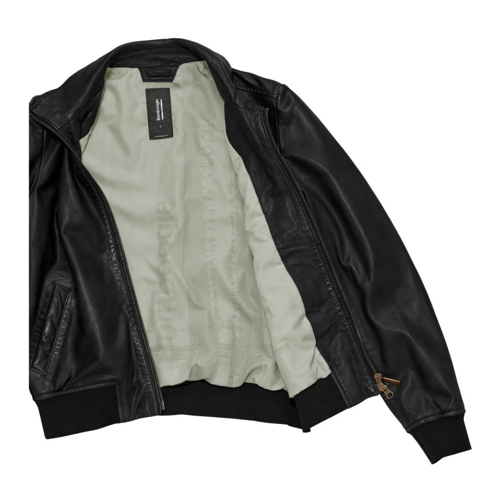 BomBoogie Leather Jackets Black Dames