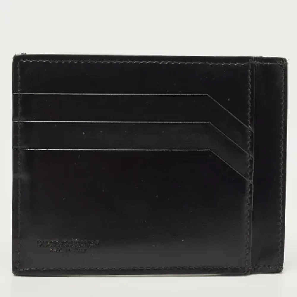 Dolce & Gabbana Pre-owned Leather wallets Black Dames