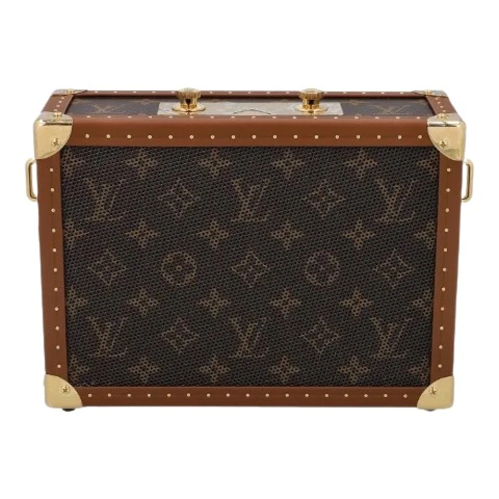 Louis Vuitton Vintage Förhandsägd Canvas LV Peaker Trunk PM högtalare Brown, Dam