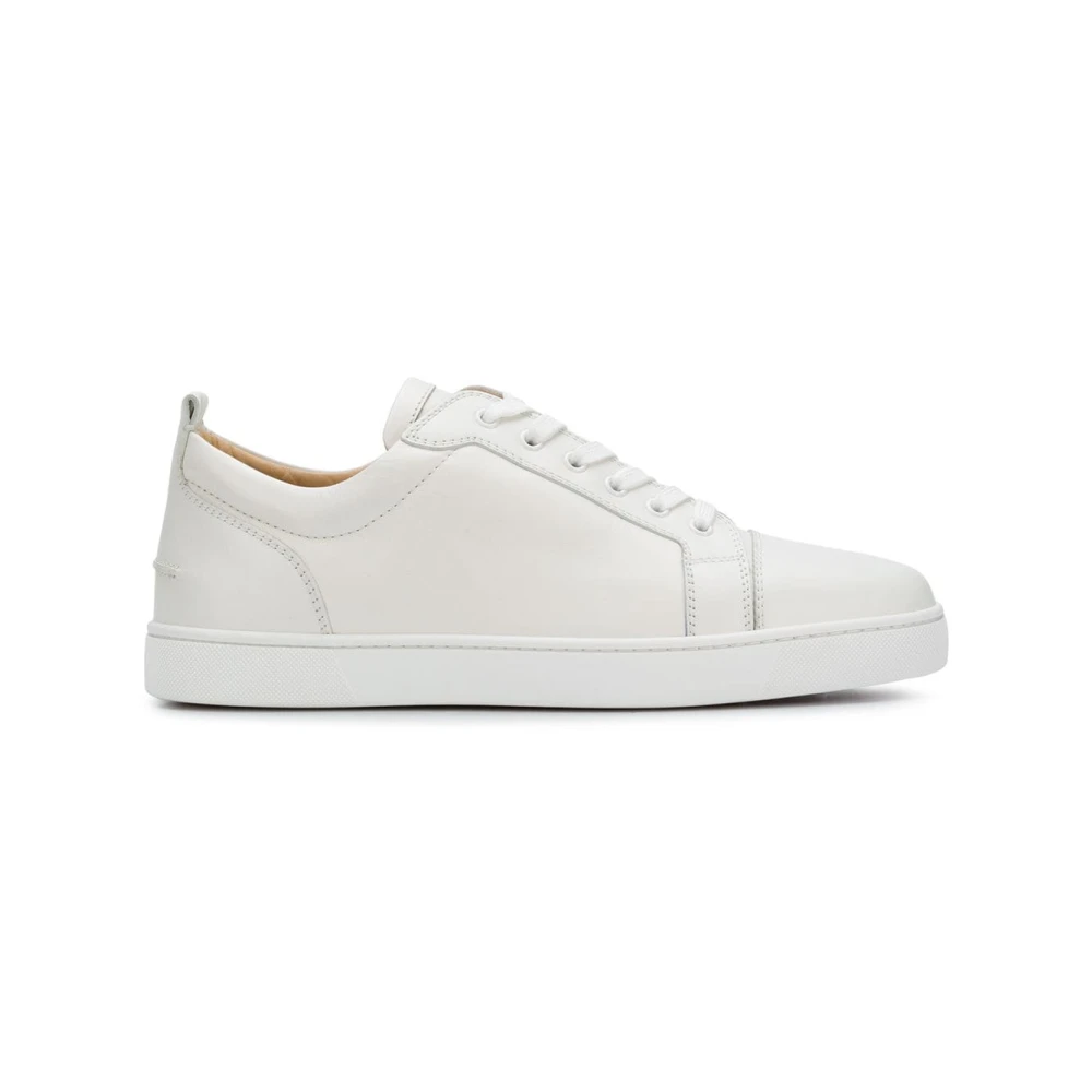 Christian Louboutin Vita Sneakers med Louis Junior Flat Stil White, Herr