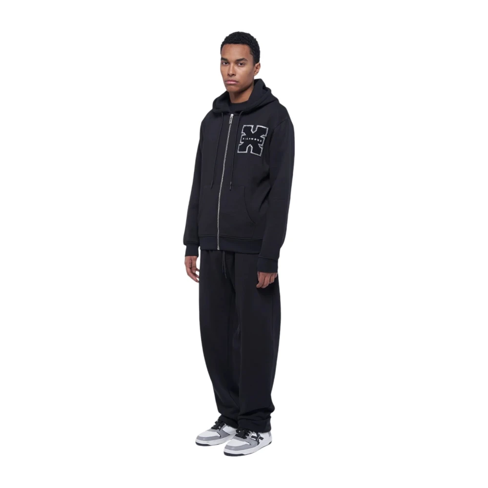 John Richmond Katoenmix Sweater Black Heren