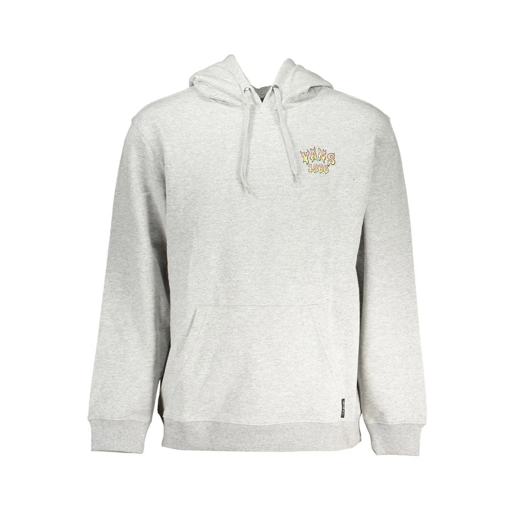 Vans Grijs fleece sweatshirt met capuchon Gray Heren
