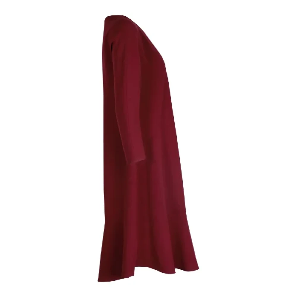 Jil Sander Pre-owned Polyester dresses Red Dames