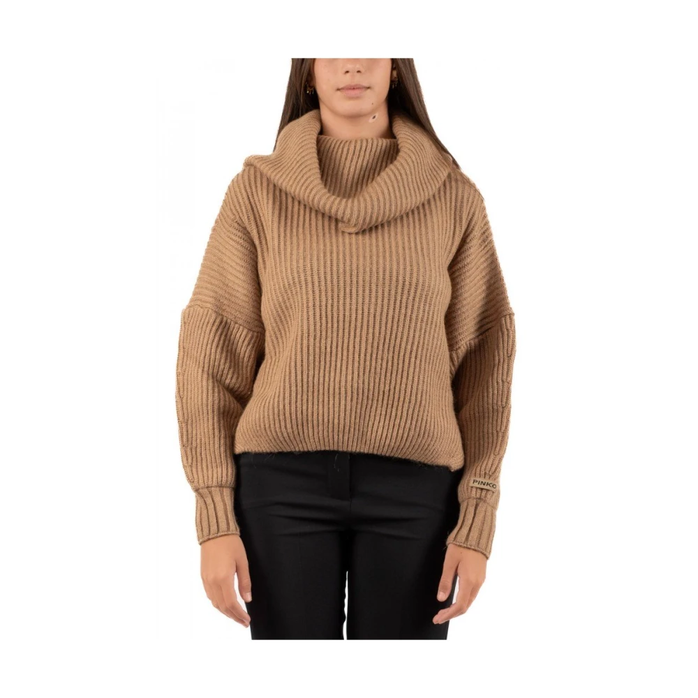 Pinko Stijlvolle top voor vrouwen in roze Beige Dames