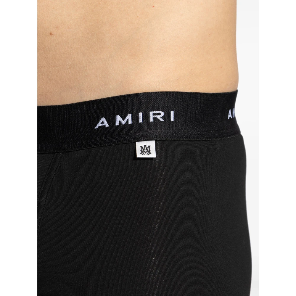 Amiri Zwarte onderbroeken 2-pack Black Heren