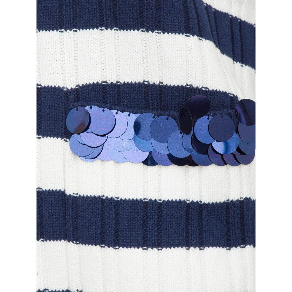 Twinset Witte Cardigan Sweater Multicolor Dames