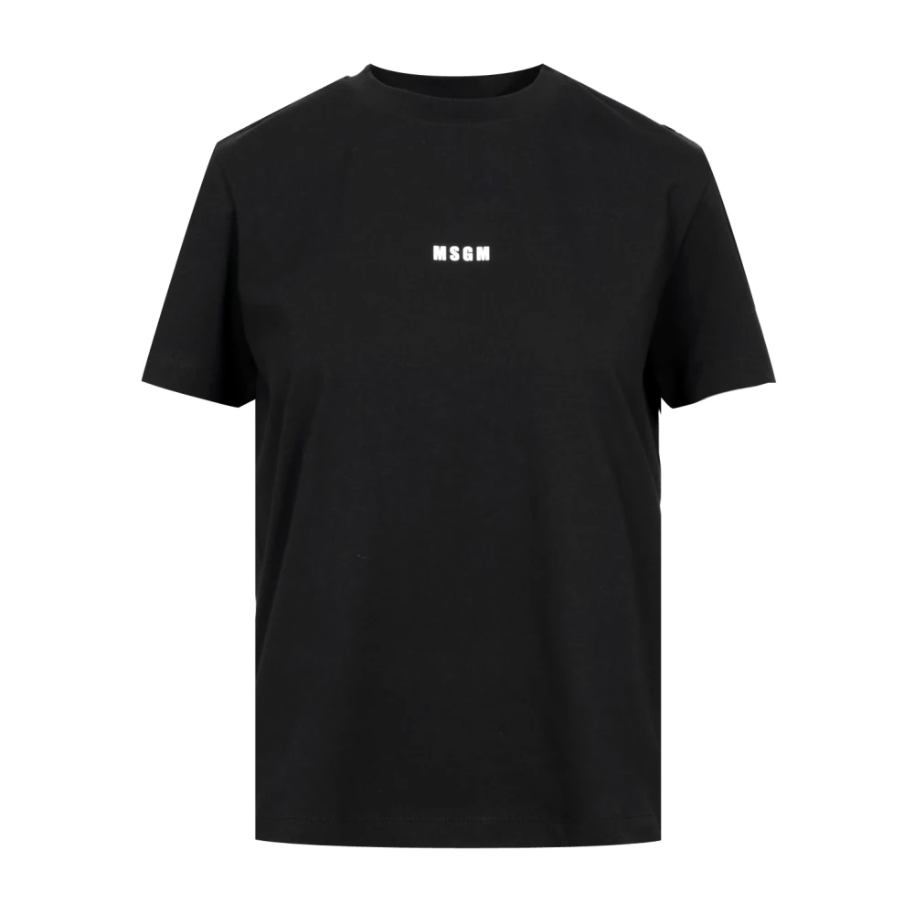 Msgm - Tops > T-Shirts - Black - Msgm - Modalova