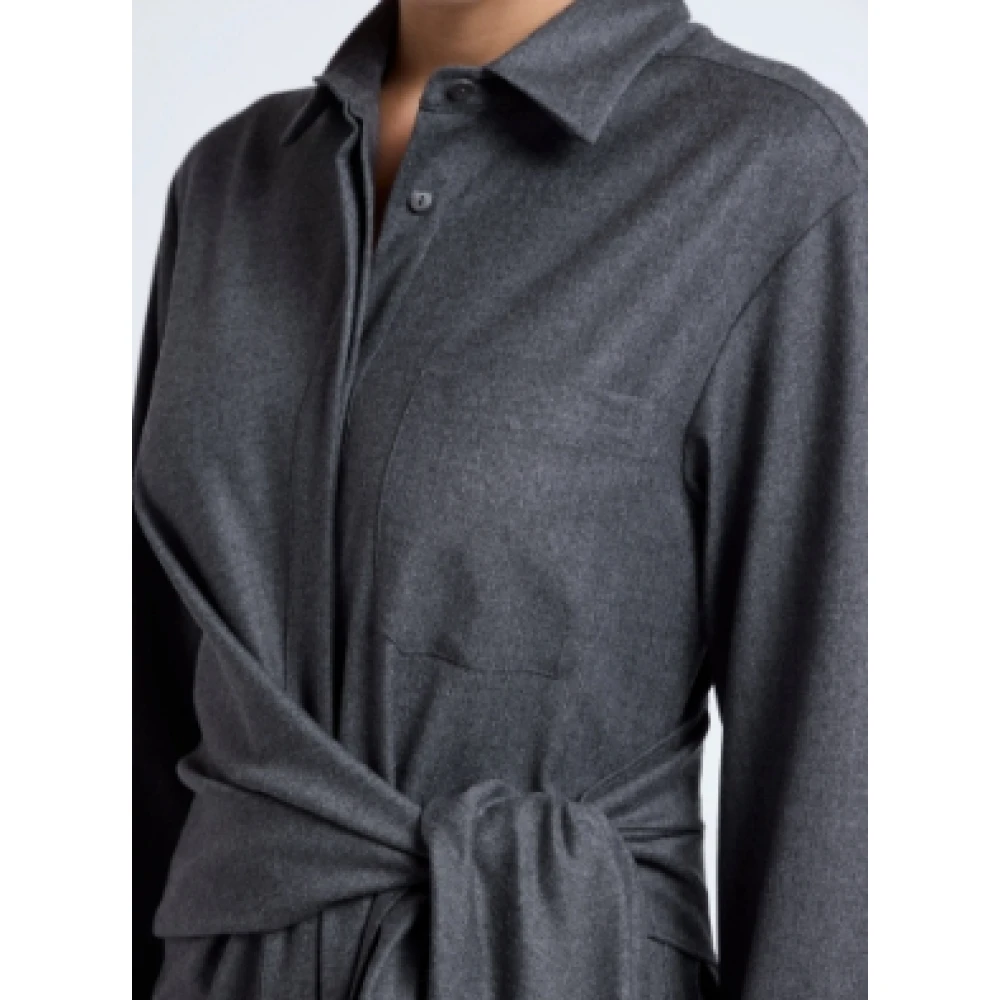 Antonelli Firenze Geweven jurk in grijs Gray Dames