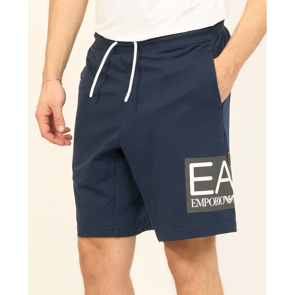 Emporio Armani EA7 Shorts Blue Heren